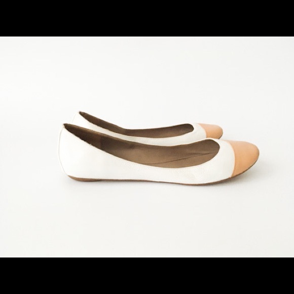 Belle by Sigerson Morrison Shoes - Belle Sigerson Morrison White Flats Size 9.5